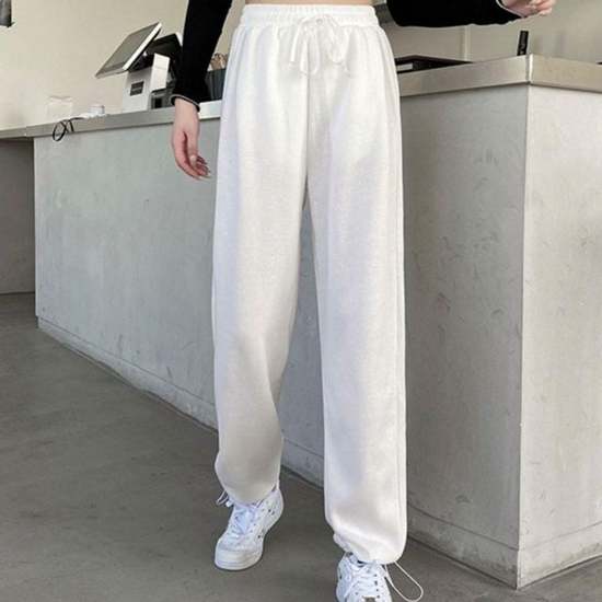 데일리룩 레이디스 베이직 코드조절 조거 슬랙스 일상 슬랙스(일반) 트레이닝팬츠 일자바지