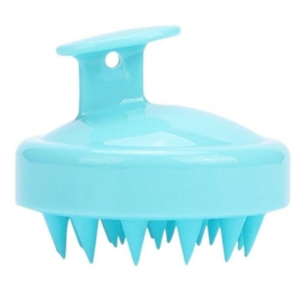 부드러운 19개 실리콘 돌기 샴푸 브러쉬 헤어 두피 마사지