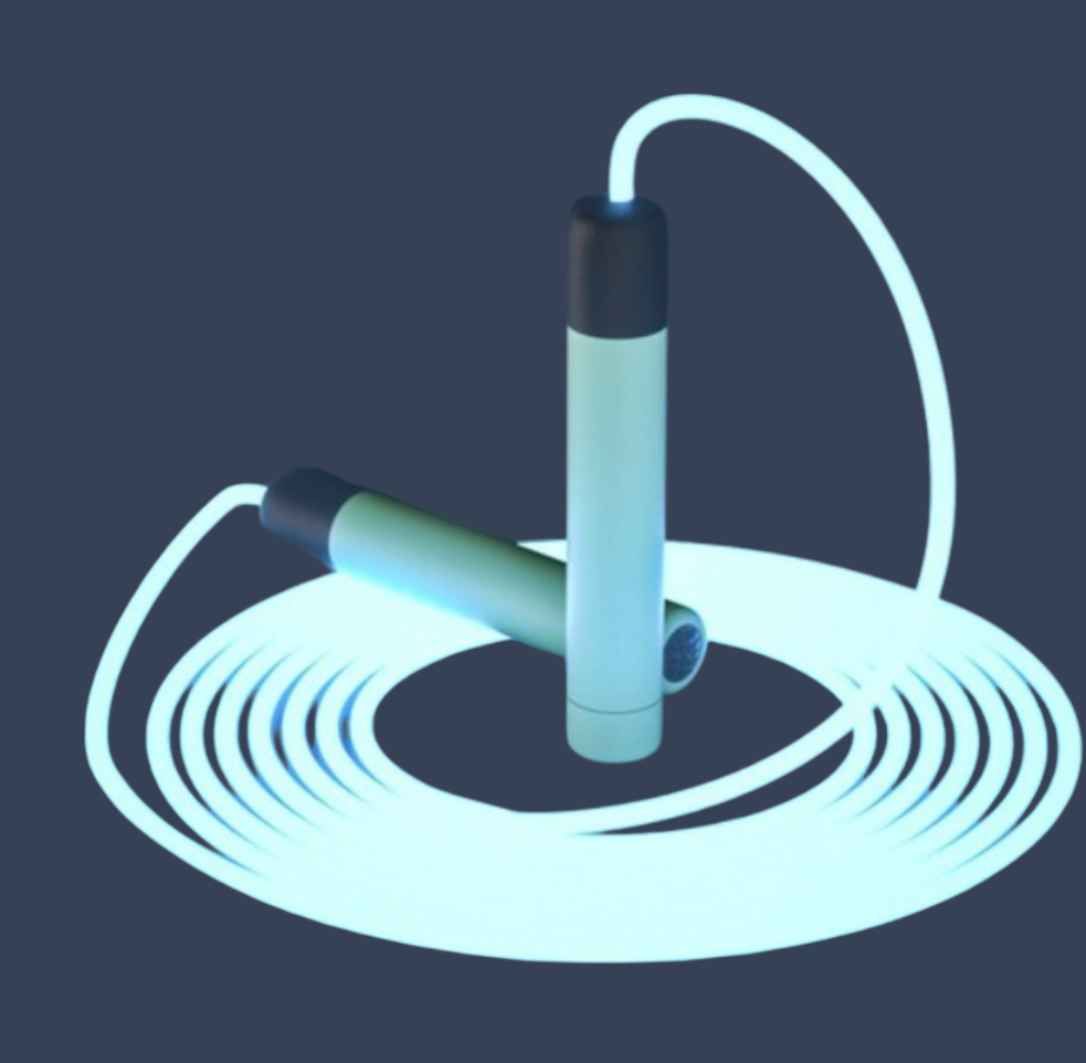 줄넘기 종류 실내용 유산소 운동 꼬임방지 유선 와이어 야광 led 전연령