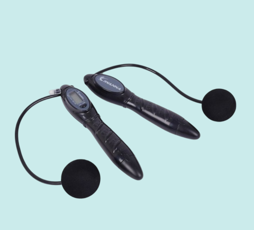 줄넘기 종류 실내용 유산소 운동 디지털 카운트 길이조절 유선 288cm