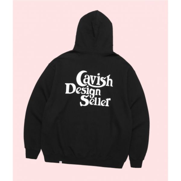 엘르옴므 카비시 S R 로고 후드티 후드 후디 티셔츠 상의 블랙 화이트 CV2BFUM400A CV2BFUM400ABW 4242464