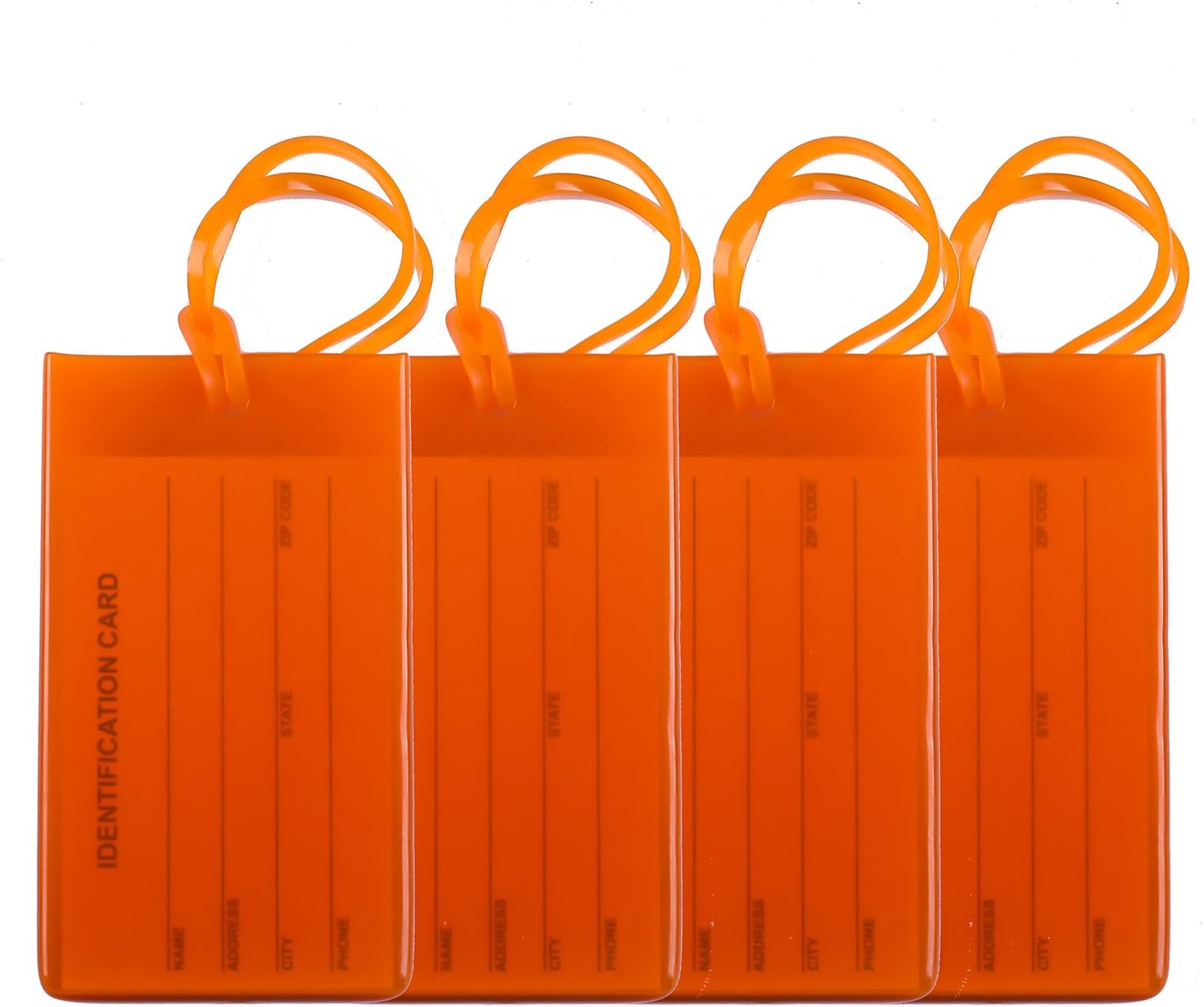 [오늘출발] AI-DEE 유연한 여행용 수하물 태그 - 여행 가방용 이름 ID 라벨 세트 2팩