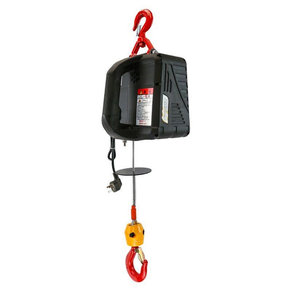 [오늘출발] 무선 전동 체인 블록 리프트 고중량 3세대 100kg 오렌지 전동체인블럭 크레인 유선