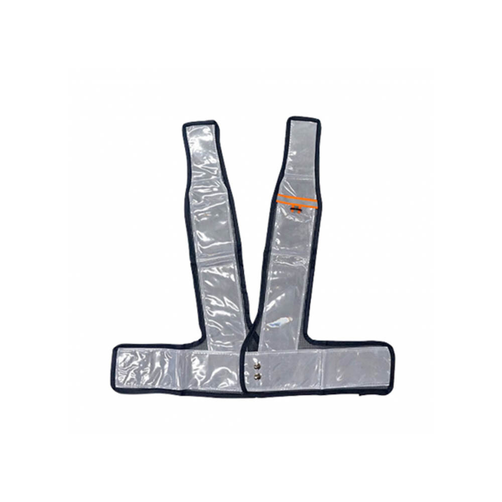 [오늘출발] 넓은반사판 안전조끼 화이트 여름 장마 야간작업 현장근무 엑스반도조끼 주차알바근무복 콘서트관리요원 망