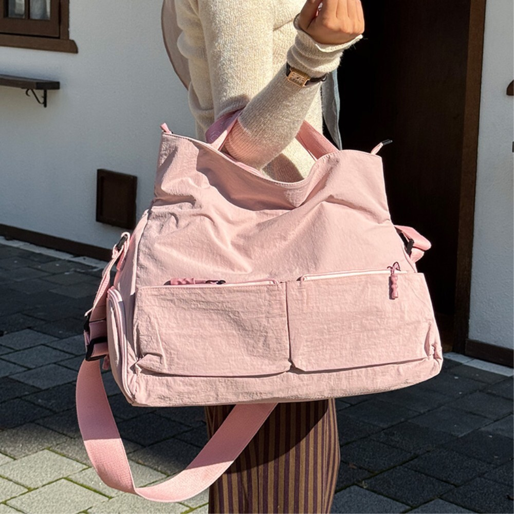 [오늘출발] 보수 여성 여행 스포츠 빅 크로스백 삼각쉐입 토토겸용가방