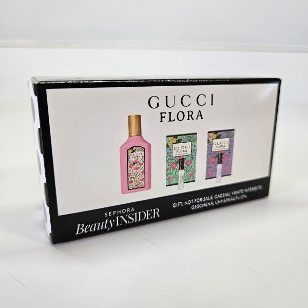 구찌(gucci) 플로라 미니s Sampler Sephora Insider 세트 자스민 가드니아 매그놀리아