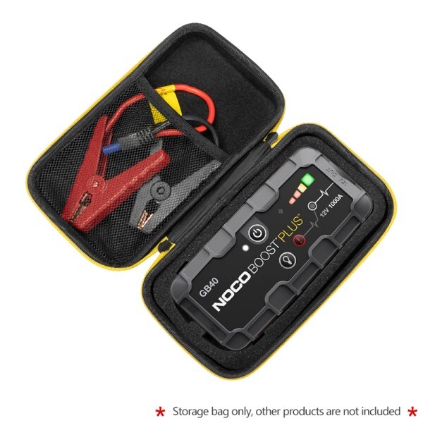 [오늘출발] NOCO Boost Plus GB40 1000 Amp 12V UltraSafe 리튬 점프 스타터 백용 최신 하드 EVA 야외 여행용 케이스