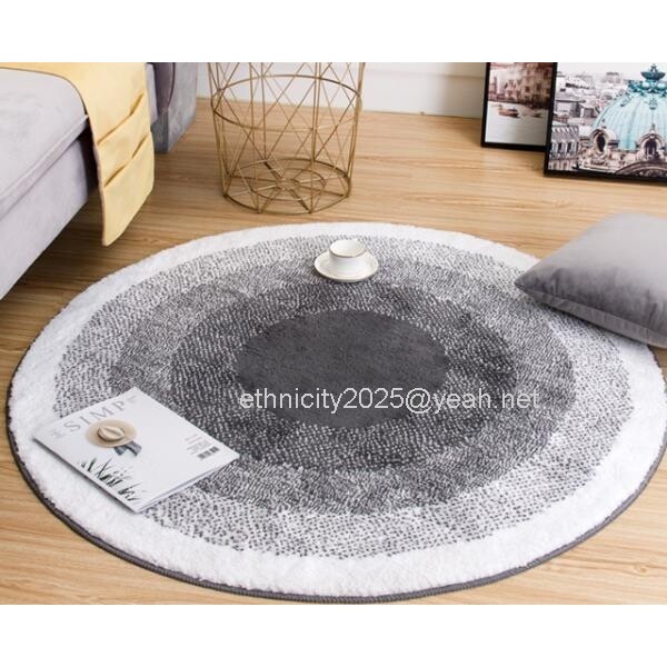 러그/카페트/북유럽 원형러그 안마의자 방바닥매트 진주 펄 라운드카페트