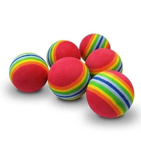 (골드스마일)무지개 6개입 스펀지볼