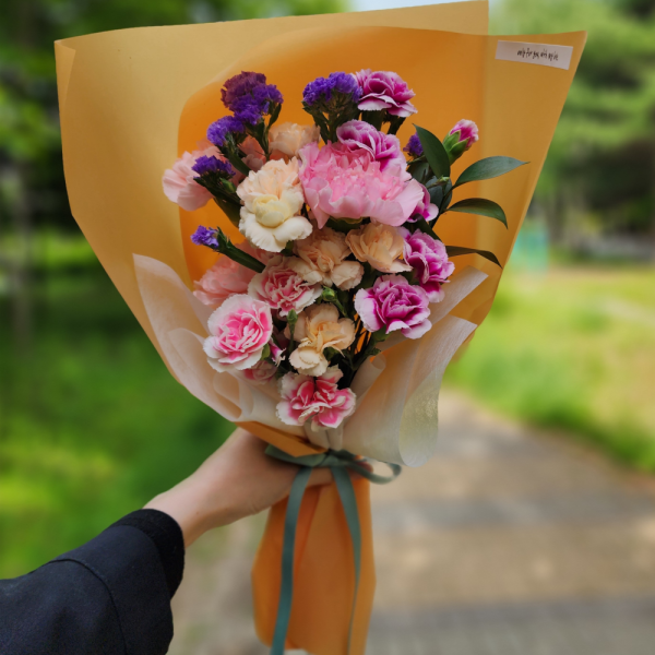 [오늘출발] 헬로우조이풀 졸업식 꽃다발 생화 소형 단체 포장 꽃다발 온라인꽃집 2개부터 추가 할인+할인 쿠폰까지