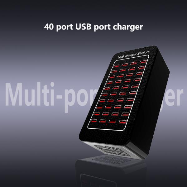 충전 요구 사항을 충족 할 수 있는 다양한 9 개 기기용 40 포트 USB 스테이션