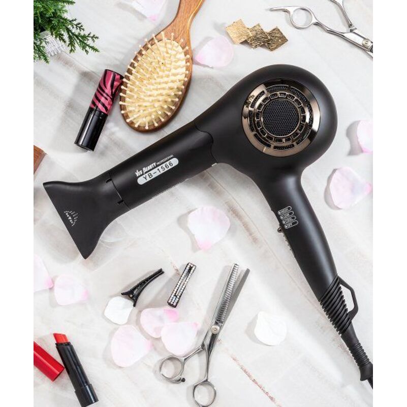 yesbeauty 전문가용 항공모터 미용실 헤어드라이기 YB-1566B