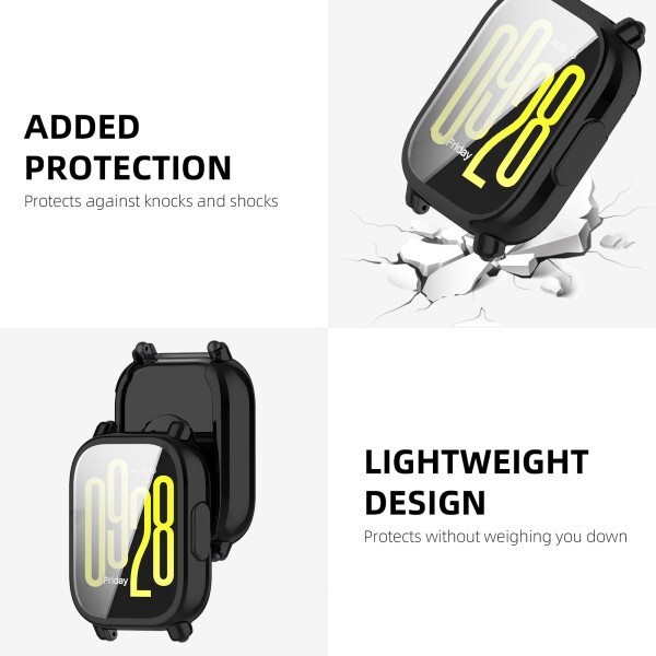 [오늘출발] [호환] 호환 샤오미 레드미 Watch 5용 화면 보호기 커버 액티브/라이트 케이스 TPU 쉘 범퍼 시계 액세서리