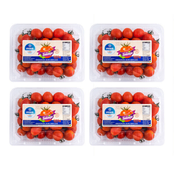 [오늘출발] (천만흥행딜) 달콤한 토망고 2kg (500g x4팩) 스테비아 대추방울토마토 일반/망고향/청포도향