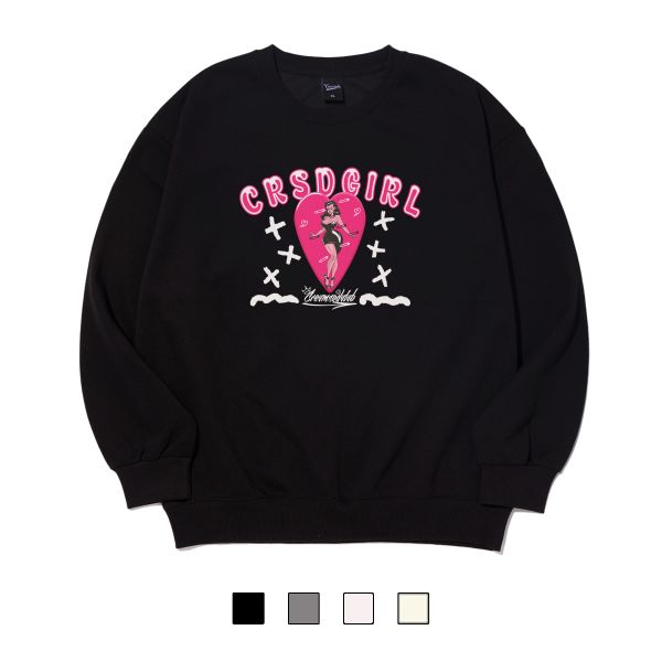 매장정품 크림소다랩 CREAM SODA LAB 씨알에스디걸 스웨트 셔츠 CGZK22P016 227965