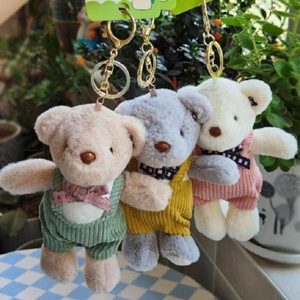 귀여운키링 리본 멜빨바지 인형키링 가방키링 차키링 백꾸 열쇠 ...