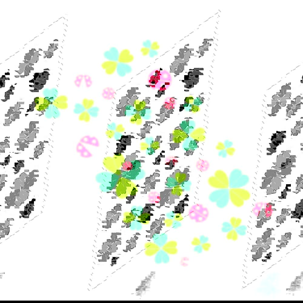 [오늘출발] 캔캔토토 크로바와무당벌레 스티커 노트꾸미기 스티커놀이 유치원문구 모양스티커