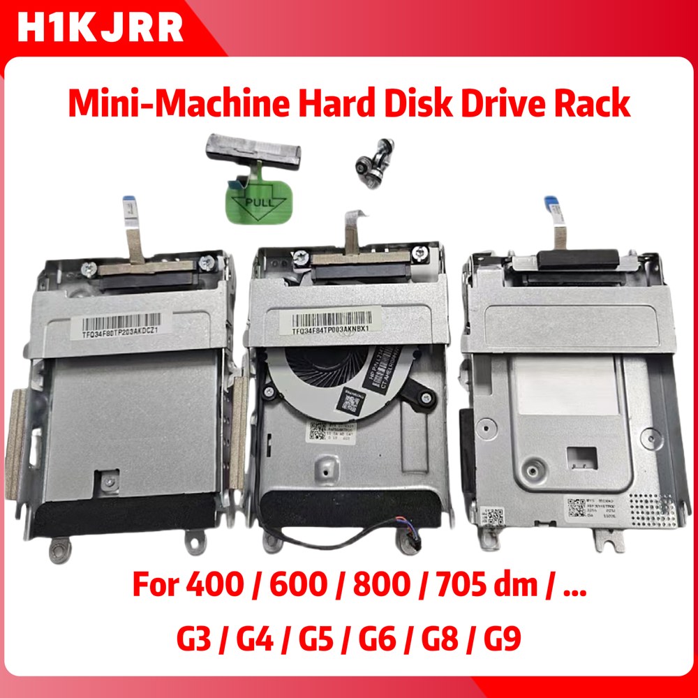 [오늘출발] [해외] HP 미니 400/600/705/800 G3 G4 G5 G6 G8 G9 2.5 하드 드라이브 케이지 데이터 케이블 나사용 새 정품 하드