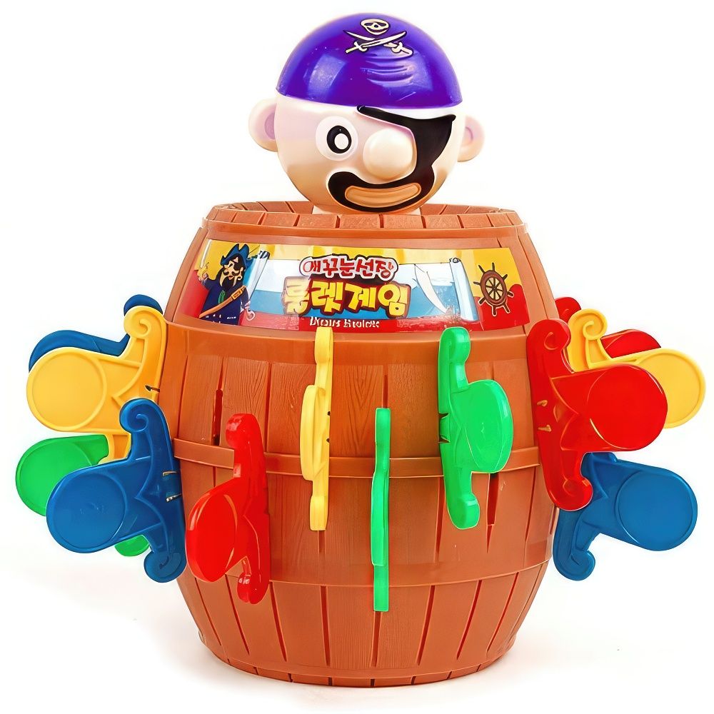 복불복 해적 룰렛 술게임 해적통 선장 벌칙 게임 S/복불복/술자리/카지노/벌칙/뽑기/룰렛/집콕/가족놀이/추