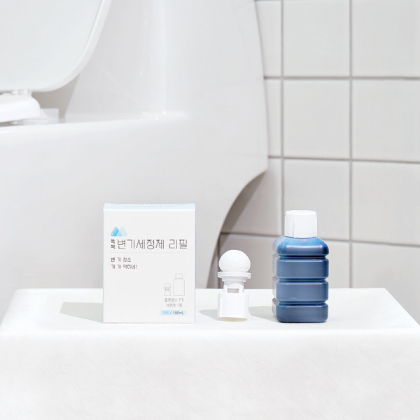 [오늘출발] 쓱싹 쓱싹 자동변기세정제 리필A(플롯밸브+리필액100ml) 에코후레쉬 닥터클린 쓱싹 소다스쿨 등 호환가능