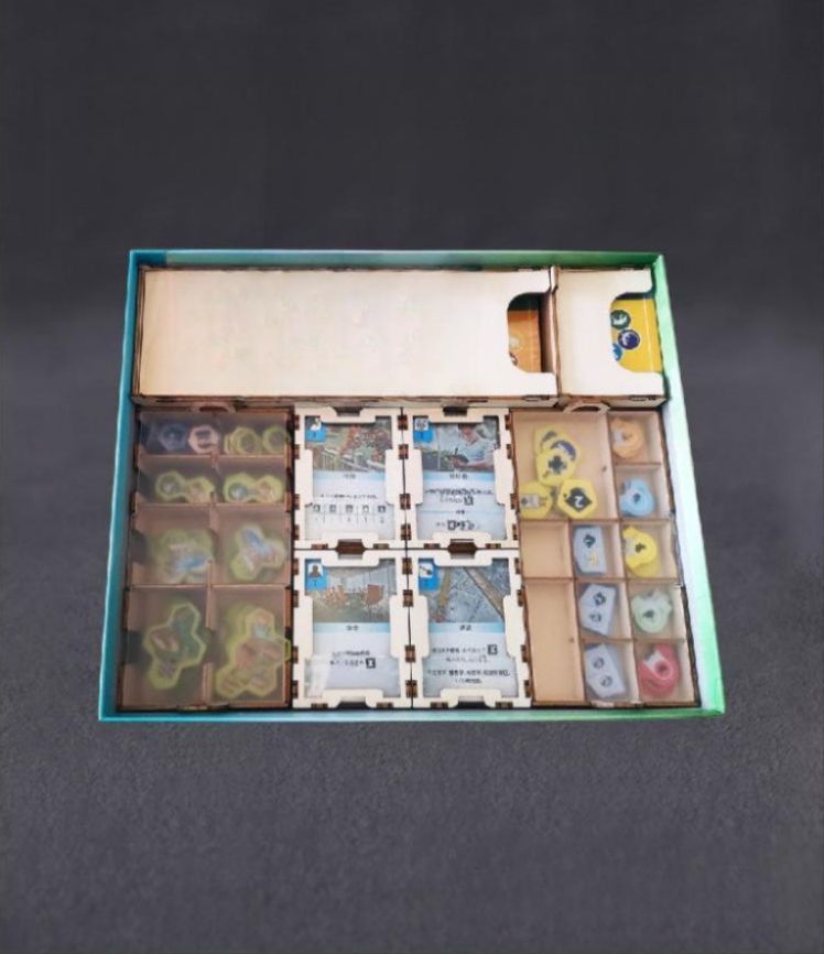 아크 노바 보드 게임 토큰 박스 오거나이저 인서트