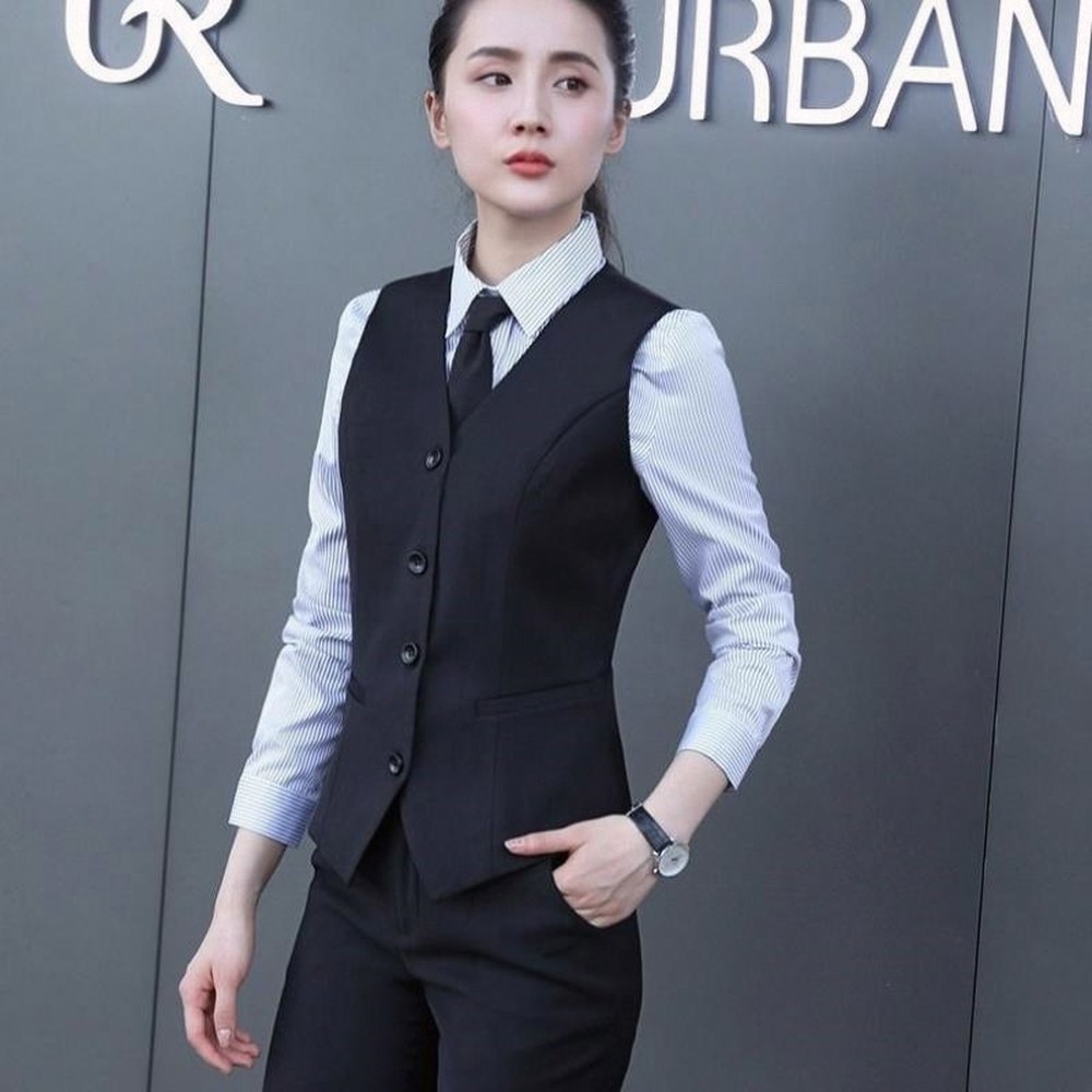 식당 S 카지노 서빙복 가게 유니폼 레스토랑 호텔 홀서빙 조끼