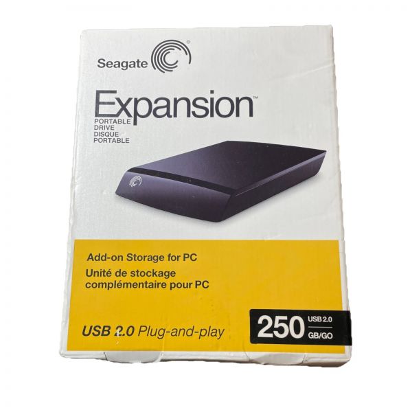 Seagate 외장형 250GB 5400RPM (ST902504EXA101-RK) HDD 하드디스크세금포함 정품 No 케이블 PC 노트북 컴