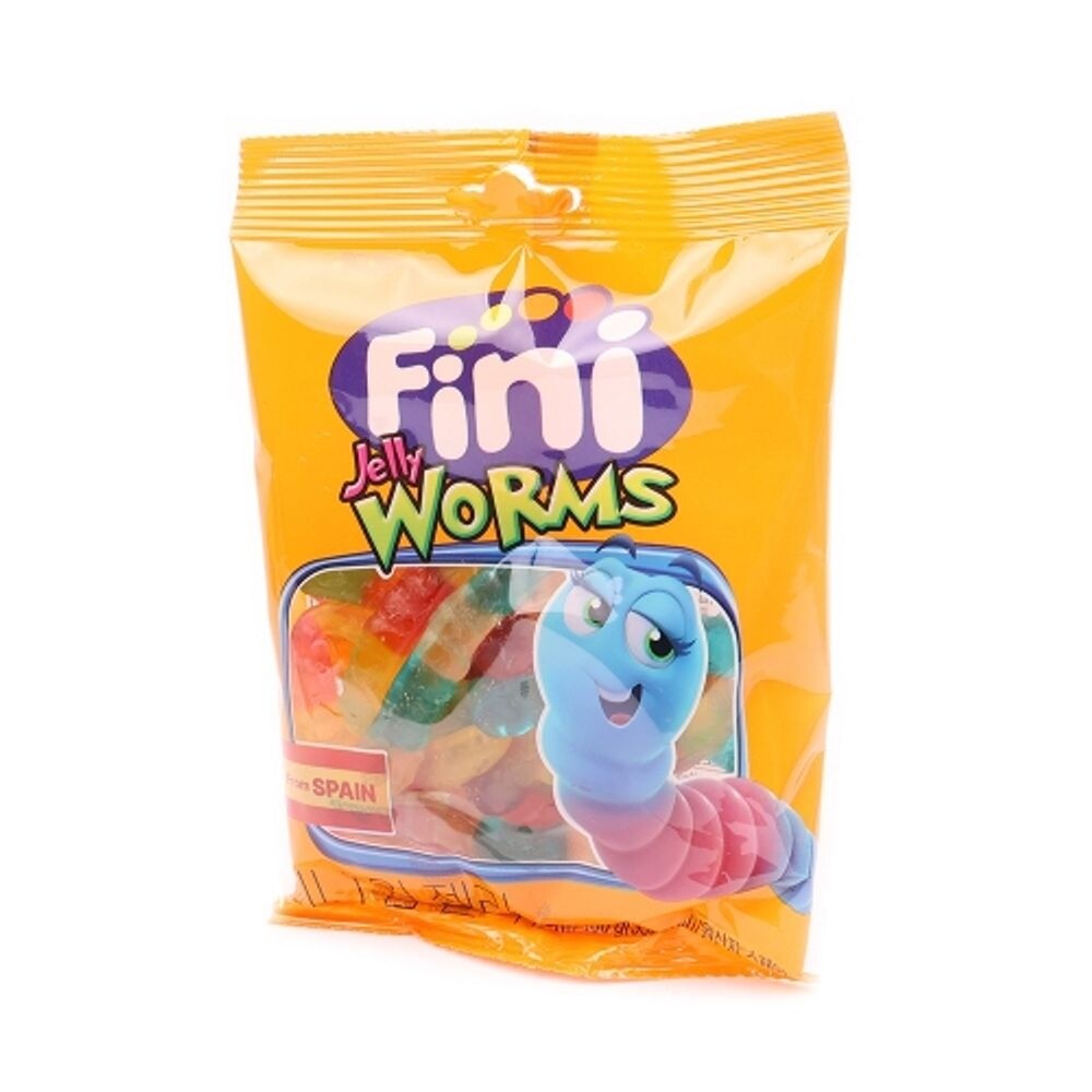 임박 행사 피니 웜 젤리 100g 1타 12개입/대용량/할로윈/과일/비타민C//후르츠/종합/간식/개별포장/믹스