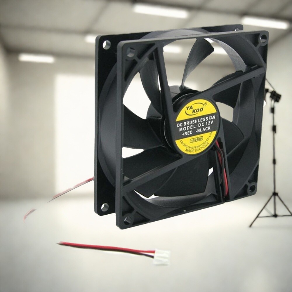 [오늘출발] PC 케이스용 90x90x24mm 브러시리스 저소음 팬