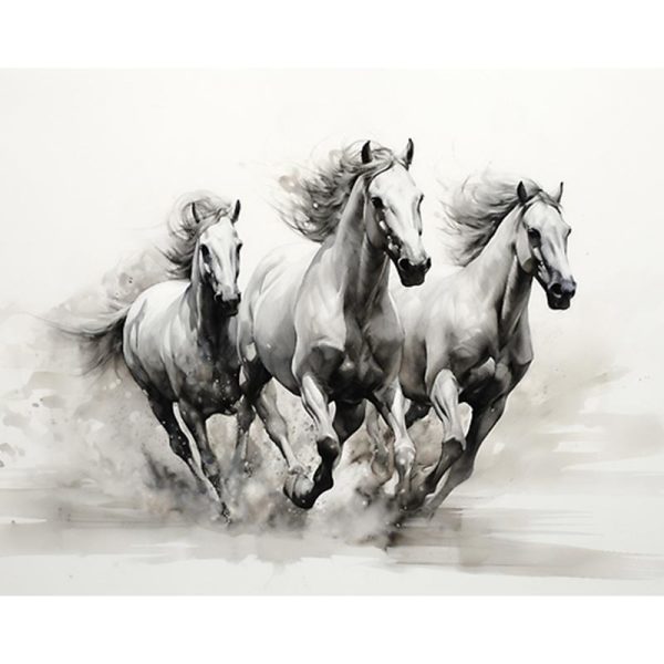 말 horse 경주마 승마 경마 마사 목장 동물 파르텔 벽지 시트지 롤스크린