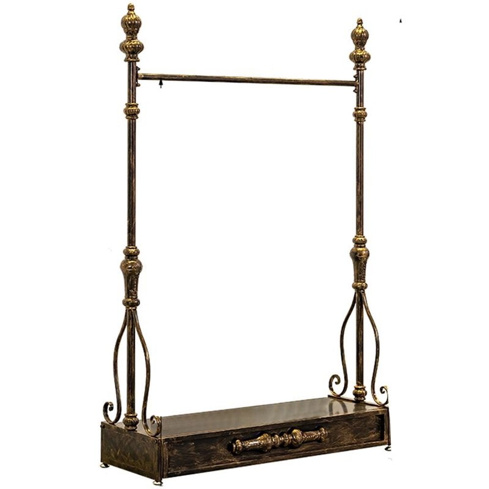 [오늘출발] 의류매장 행거 스탠드 옷걸이 아우터 헹거 브론즈 옷걸이행거 인테리어행거 대리석 DS-RV