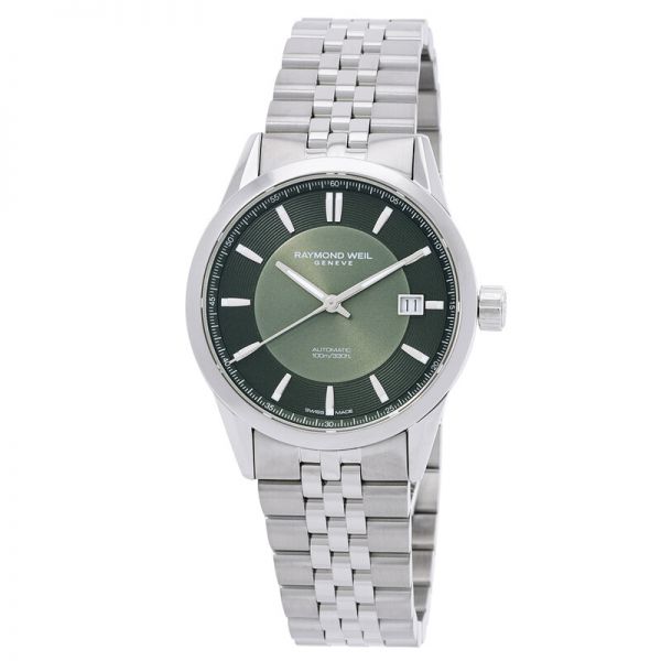 [해외] Raymond Weil 레이먼드 웨일 2771-ST-52051 레이몬드 와일 프리랜서 오토매틱 그린 다이얼