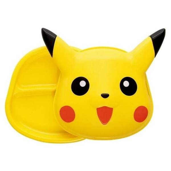 포켓몬스터 475QVJ63 피카츄 다이컷 페이스 간식식판 나눔접시 캐릭터식기 유아식판 아동식기