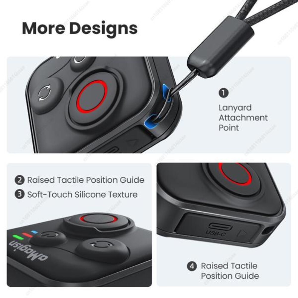 다기능 무선 촬영 컨트롤러 손목 스트랩 포함 BT 무선 리모컨 Insta360 X5 X4 Ace Pro 2 Ace Pro용