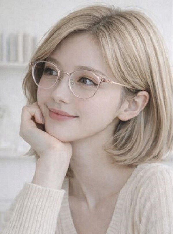 [오늘출발] 트렌디온 L(Light) 투명 핑크 안경테 가벼운 착용감 데일리 H-D6BOO 안경점 판매