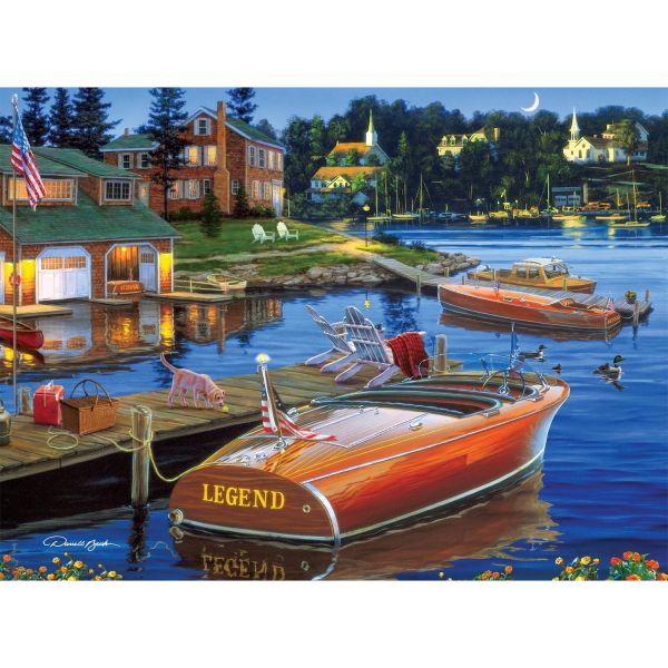 9854827 직소 퍼즐 놀이 취미 버팔로 게임즈 - 대럴 부시 호수의 전설 어른을 위한 1000조각 직소퍼즐 도전