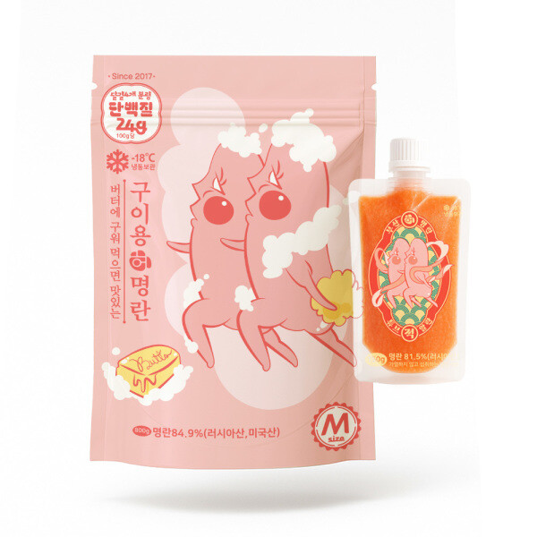 [롯데백화점](롯데백화점)(부산허명란) 명란 구이 중·튜브 150g 선물세트 (보자기포장)