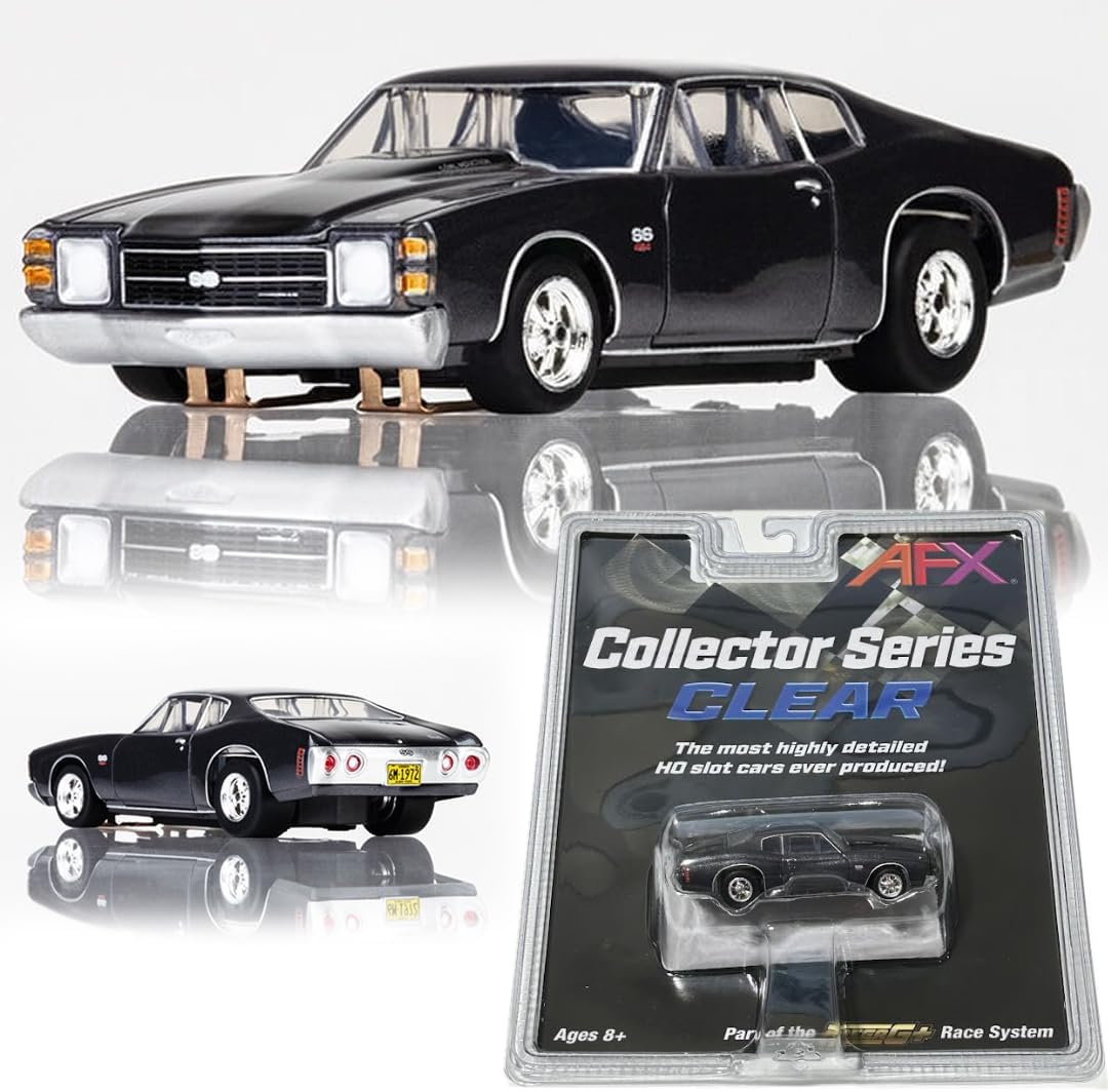 [오늘출발] AFX 22087 Mega-G+ 1972 쉐벨 SS454 블랙 HO 슬롯 카