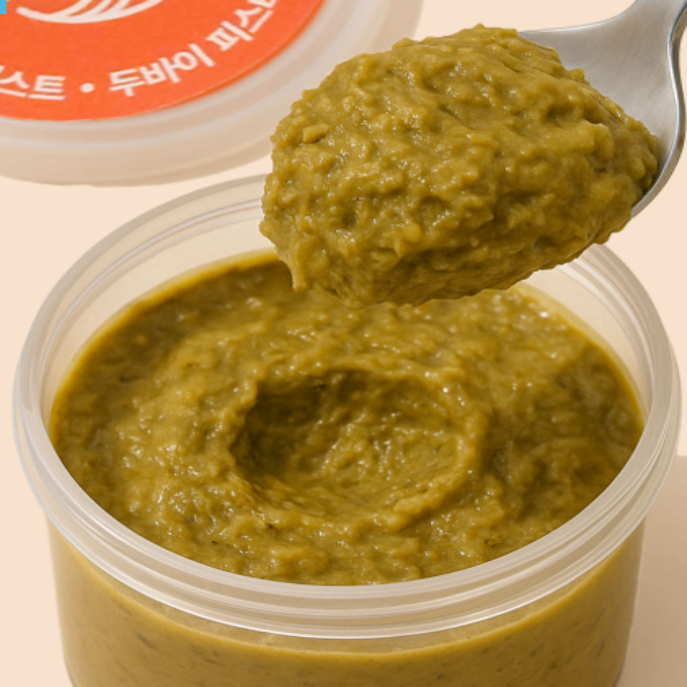 수제 피스타치오 카다이프 페이스트 스프레드 150g 두바이 2세대 쫀득쿠키