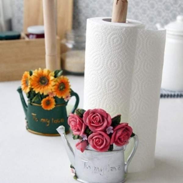 플로라 414YQY29 키친타올홀더 빈티지 티슈꽂이 보관함 키친툴