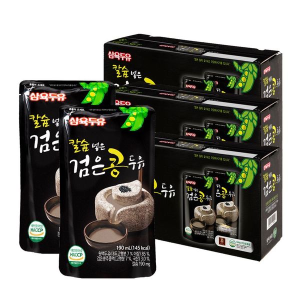 삼육 삼육두유 칼슘 넣은 검은콩 두유 190ml 60팩35691155