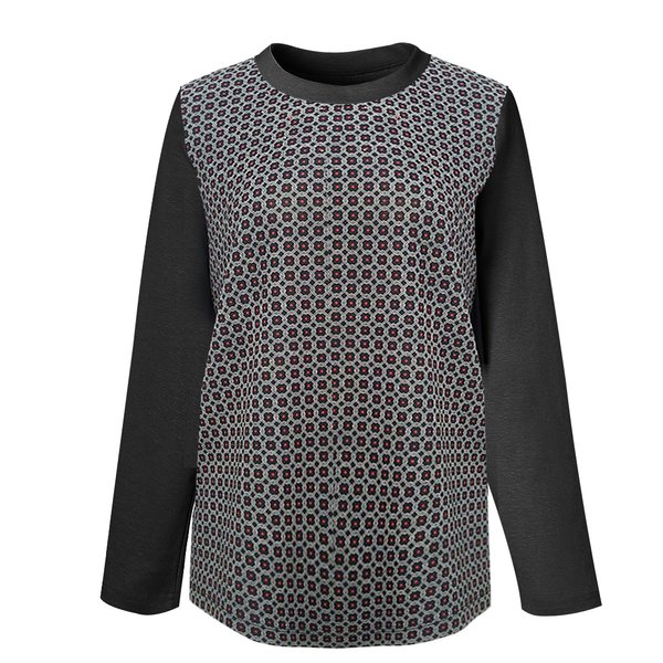 [신세계백화점](펠리체조수니)(신세계의정부점)패턴 블럭 티셔츠