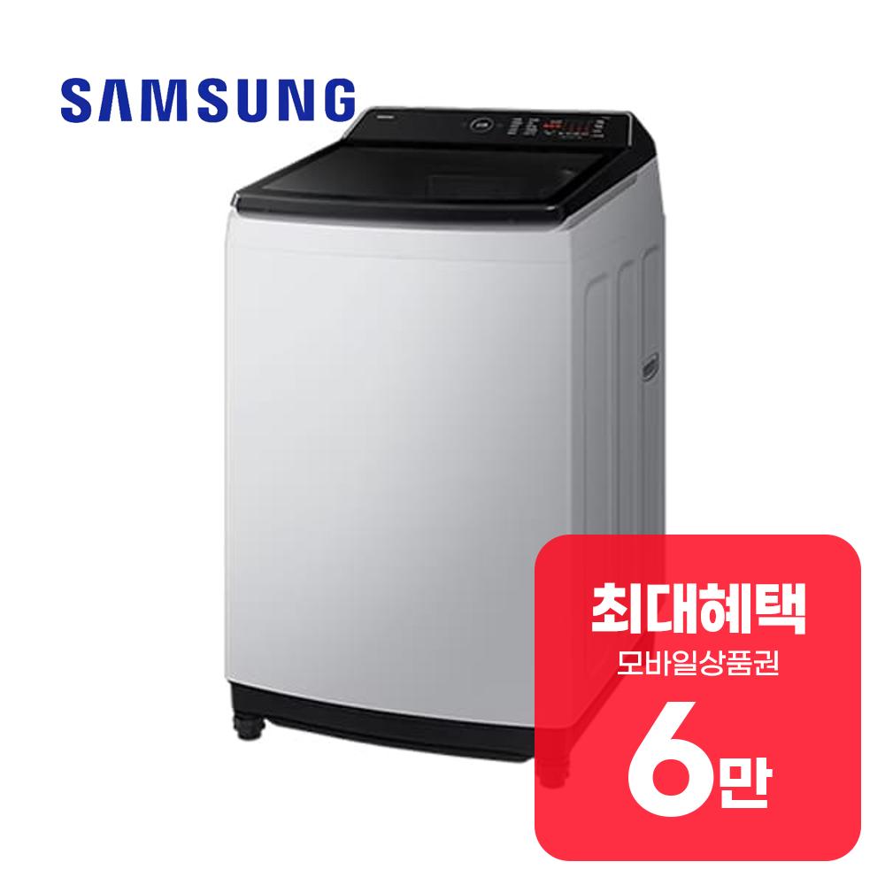삼성전자 AI 통버블 세탁기 19kg (라벤더그레이) 렌탈 WA80F19E8L 60개월약정 월23000원