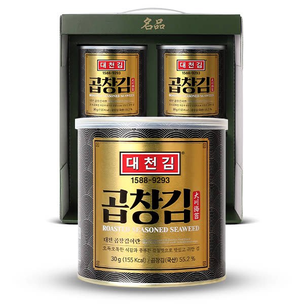 [오늘출발] 대천김 대천김(주) 조미구이 곱창캔김 (S704호)
