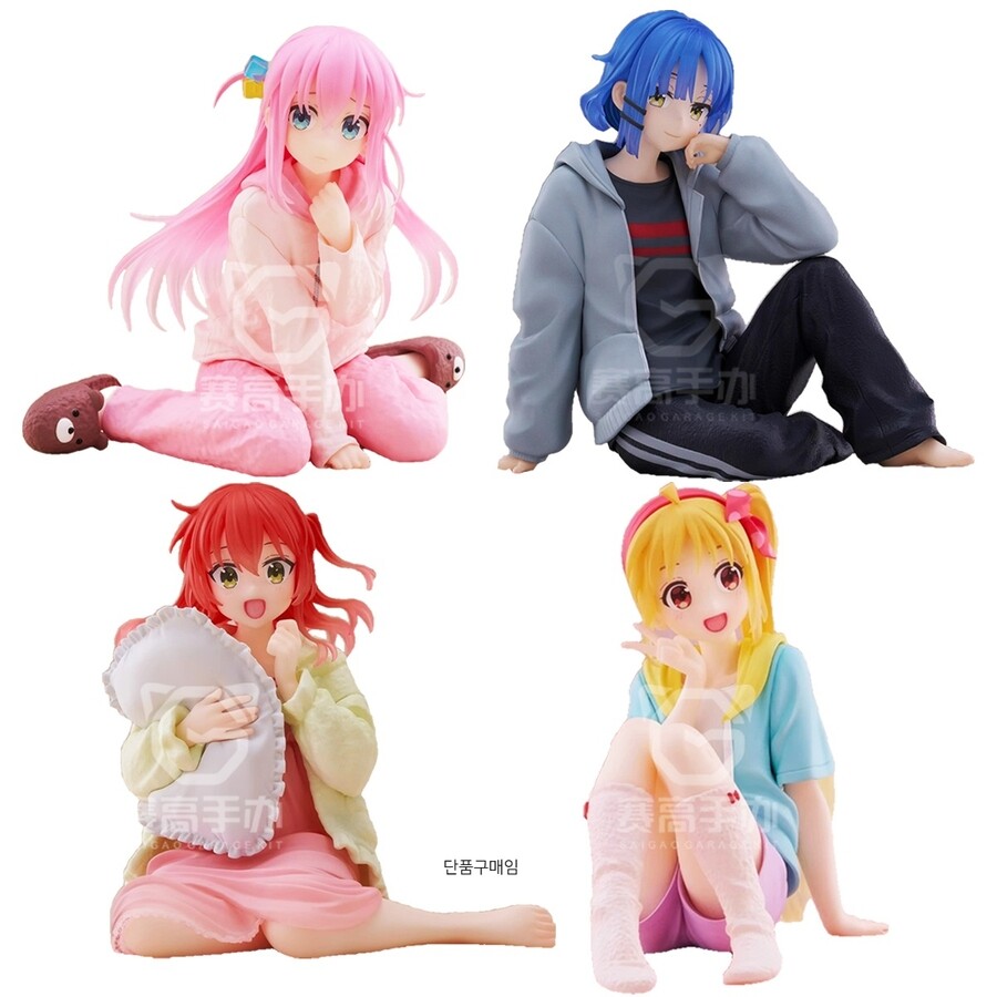 타이토 봇치 더 록 홈웨어 캐릭터 피규어 4종 이지치 니지카/정품-높이 약 13cm