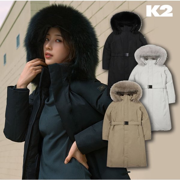 [신세계백화점]케이투 (신세계 사우스시티)25SS 역시즌 여성 프리미엄 롱 구스다운 G900 트리니티 (TRINITY) 다운 W (KWW24530)