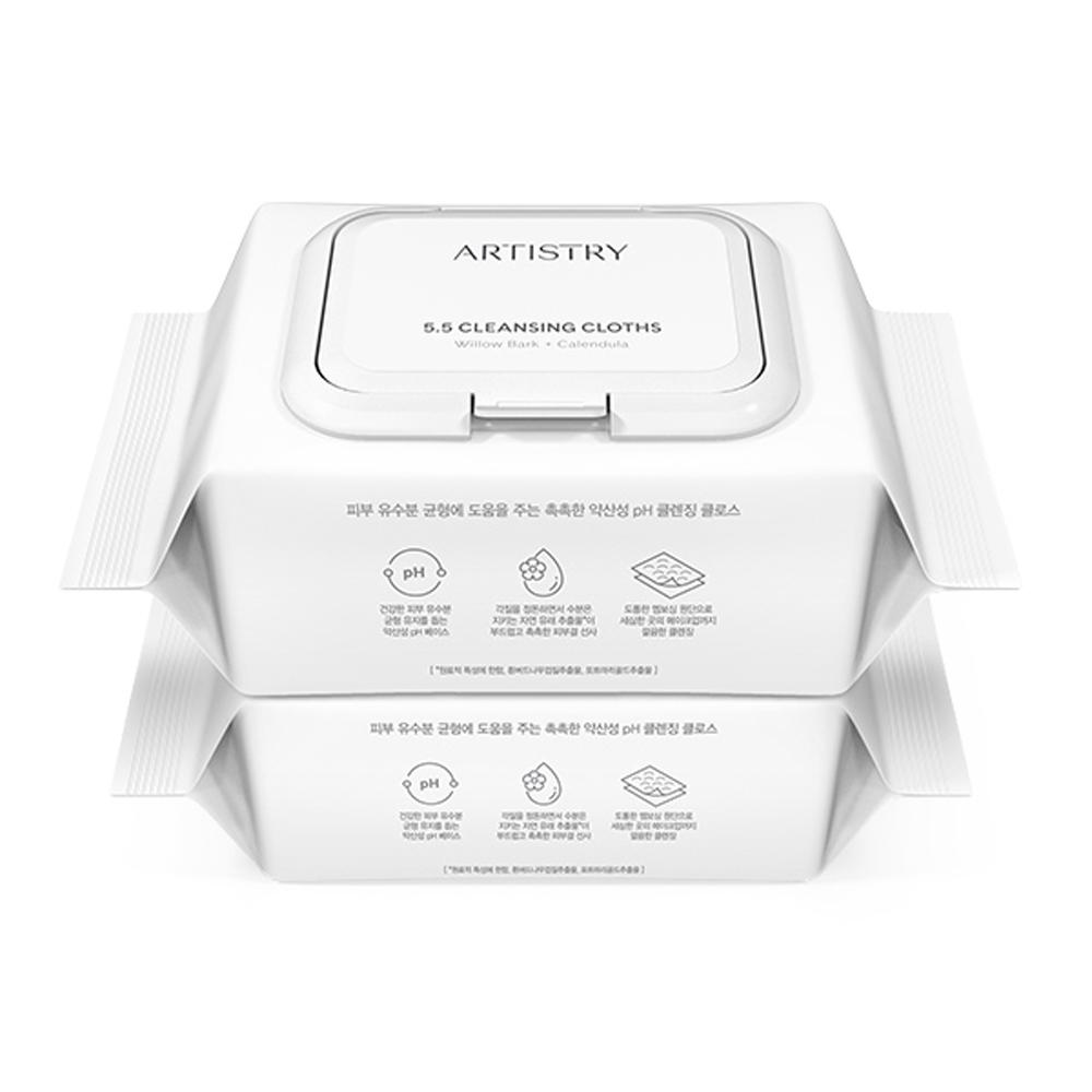 암웨이 아티스트리 5.5 클렌징 클로스 클렌징티슈 에센스티슈 약산성 저자극