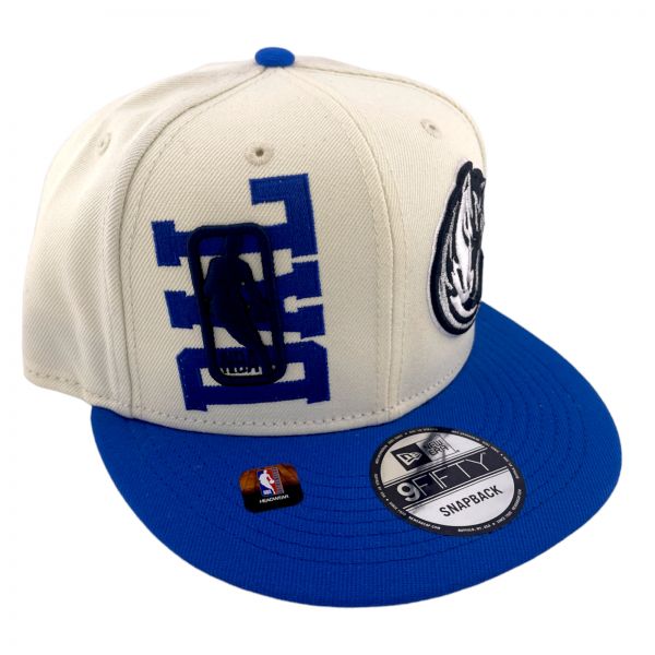 New Era 뉴에라 Dallas Mavericks 2022 Draft 모자 화이트/블루/그레이 NBA 9FIFTY 스냅백