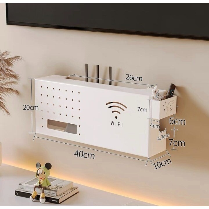 일본공유기 보관함 셋톱박스 정리함 tv선정리 콘세트가리개