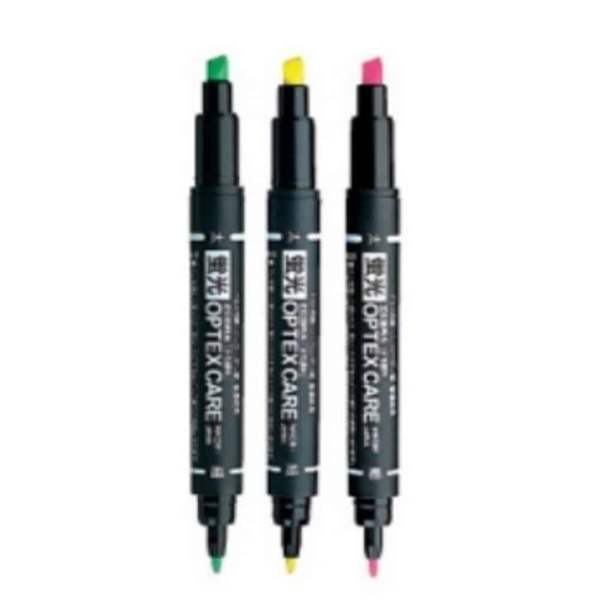 형광펜 3색 색상펜 카지노 형광마커 필기구 트윈형광펜 형광펜세트 형광팬 형광볼펜